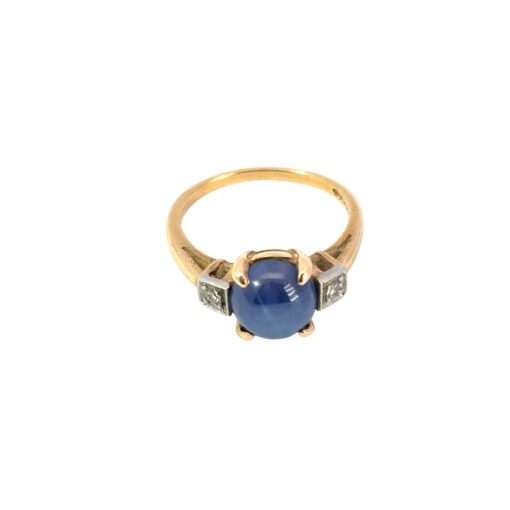 3 Stone Gold Ring