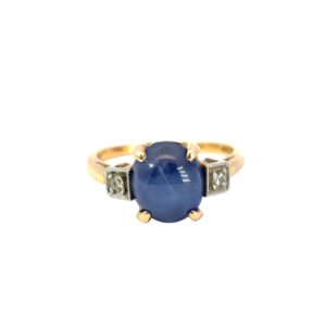 3 Stone Gold Ring