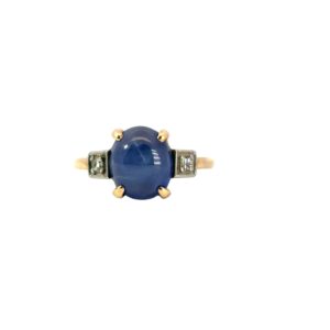 3 Stone Gold Ring