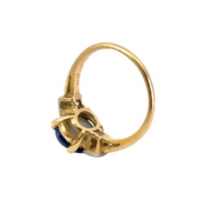 3 Stone Gold Ring