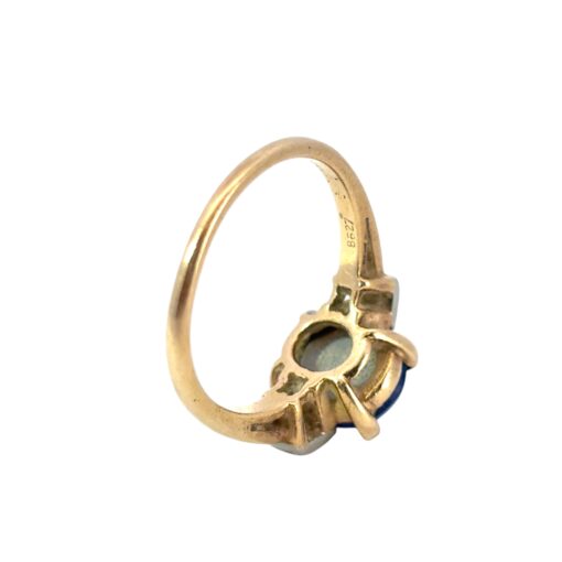 3 Stone Gold Ring
