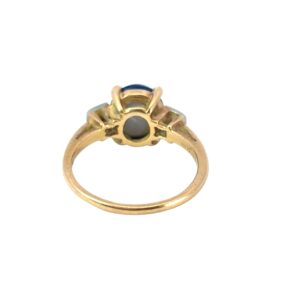 3 Stone Gold Ring