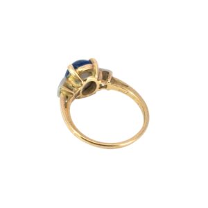 3 Stone Gold Ring