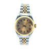 Rolex 6917 Datejust Watch 18k Yellow Gold and Stainless Steel with Champagne Stick Dial and Jubilee Bracelet