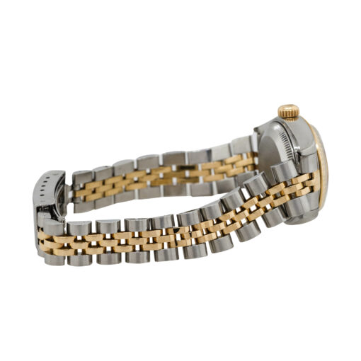 Rolex 6917 Datejust Watch 18k Yellow Gold and Stainless Steel with Champagne Stick Dial and Jubilee Bracelet - Image 9