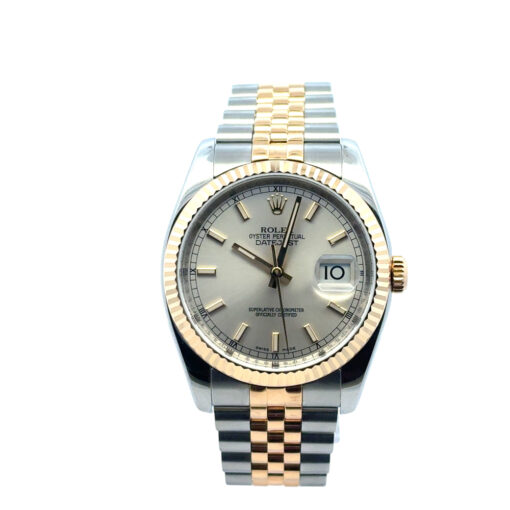 Rolex 116233 Datejust Two Tone Silver Dial Watch - Image 16