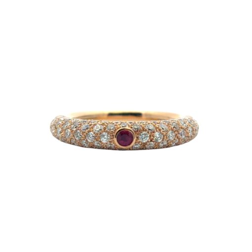 Diamond Ruby Band Ring