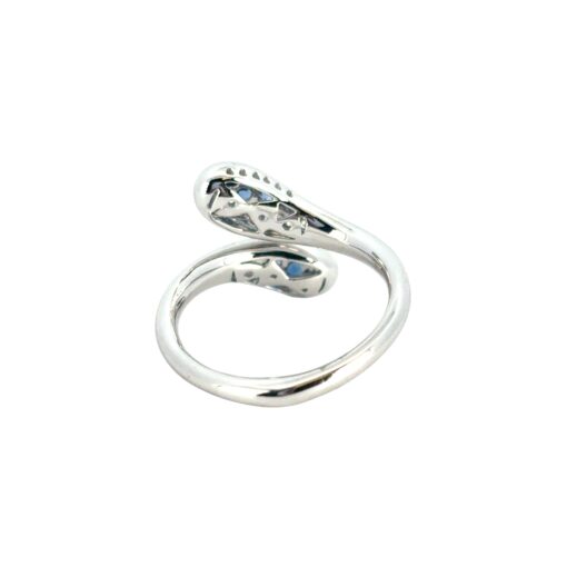 Sapphire Diamond Snake Ring