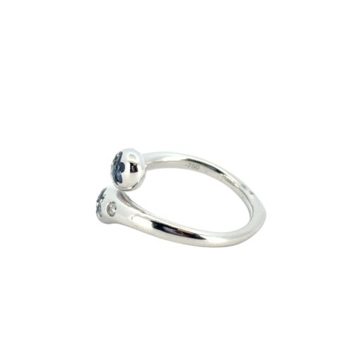 Sapphire Diamond Snake Ring