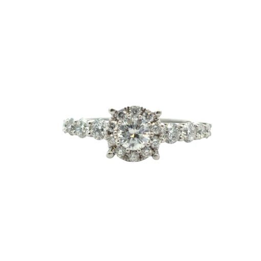 14k White Gold approx. 0.80ctw Diamond Engagement Ring