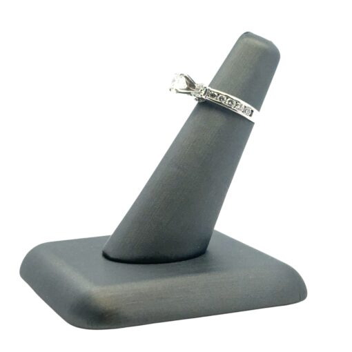 Platinum approx. 1.36ctw Natural Round Diamond Engagement Ring - Image 12