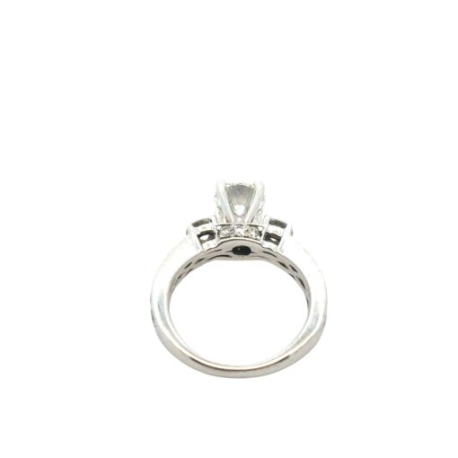Platinum approx. 1.36ctw Natural Round Diamond Engagement Ring - Image 14