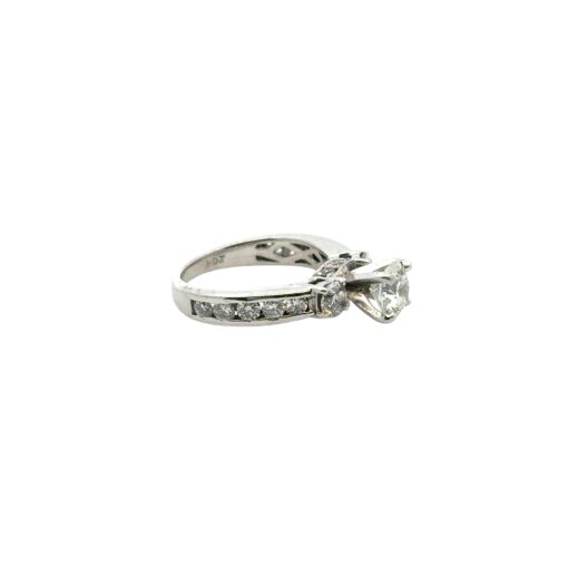 Platinum approx. 1.36ctw Natural Round Diamond Engagement Ring - Image 16