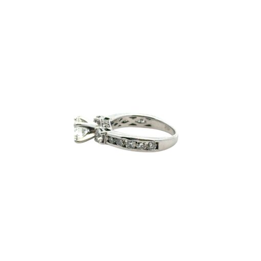 Platinum approx. 1.36ctw Natural Round Diamond Engagement Ring - Image 6