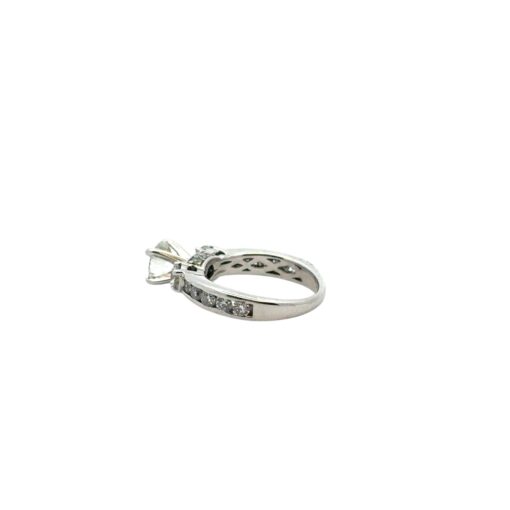 Platinum approx. 1.36ctw Natural Round Diamond Engagement Ring - Image 7