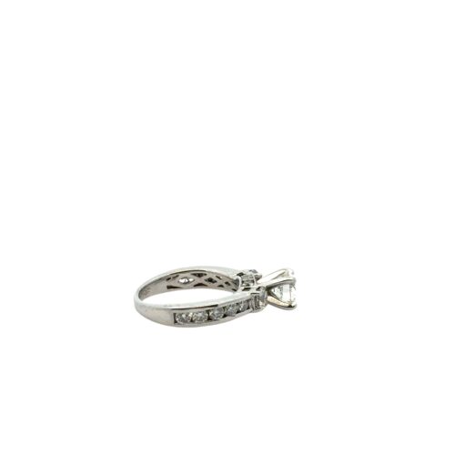 Platinum approx. 1.36ctw Natural Round Diamond Engagement Ring - Image 9