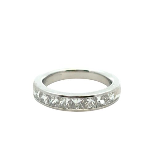 Platinum approx. 1.42ctw Diamond Wedding Band - Image 13