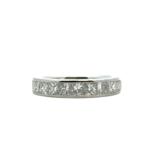 Platinum approx. 1.42ctw Diamond Wedding Band - Image 14