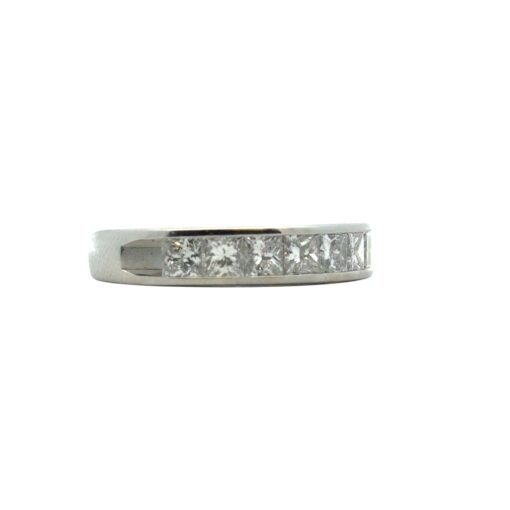 Platinum approx. 1.42ctw Diamond Wedding Band - Image 4