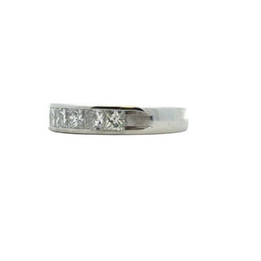Platinum approx. 1.42ctw Diamond Wedding Band - Image 7