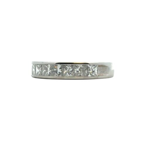 Platinum approx. 1.42ctw Diamond Wedding Band - Image 8