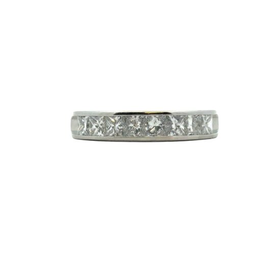 Platinum approx. 1.42ctw Diamond Wedding Band - Image 9