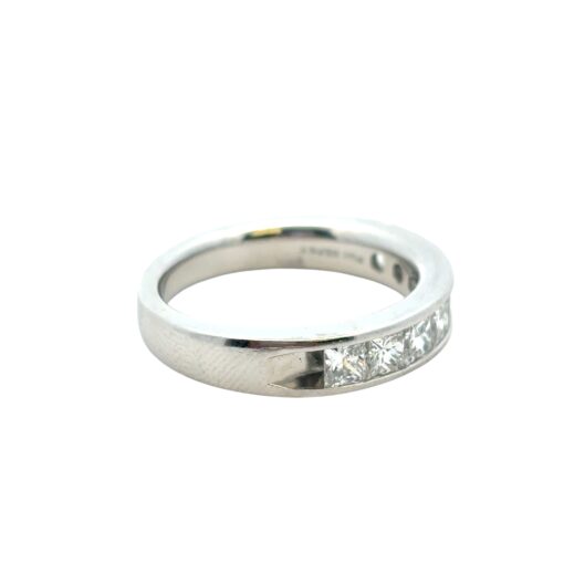 Platinum approx. 1.42ctw Diamond Wedding Band - Image 10