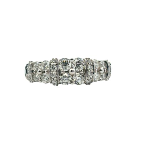 2 Row Diamond Ring