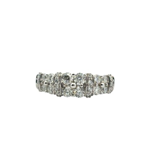 2 Row Diamond Ring