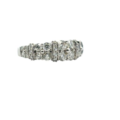 2 Row Diamond Ring