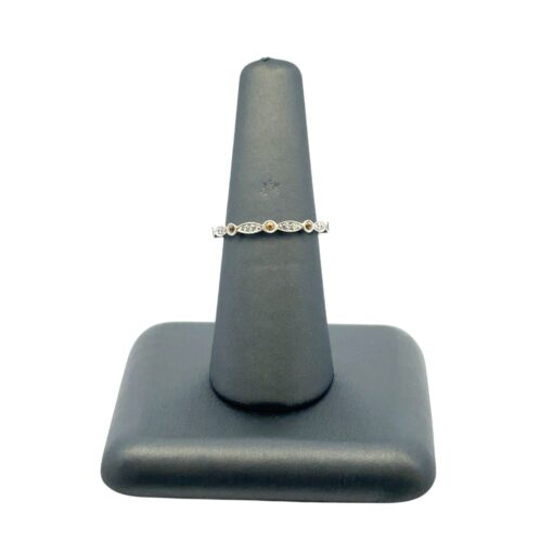 Yellow Sapphire Diamond Ring