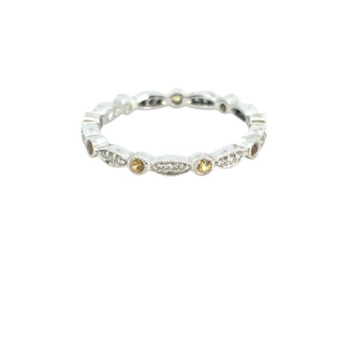 Yellow Sapphire Diamond Ring