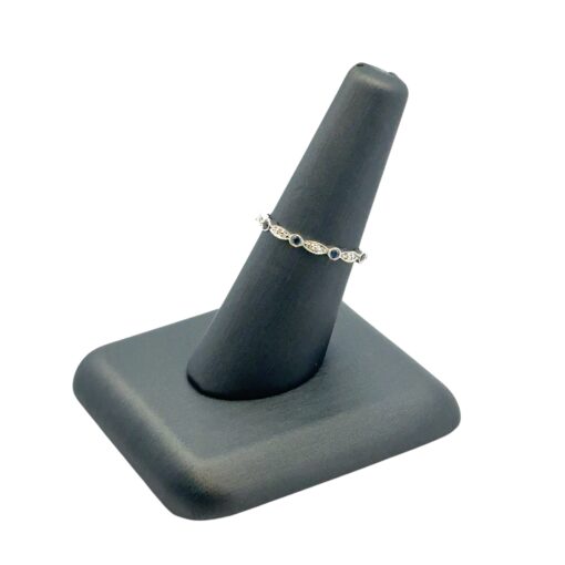 Blue Sapphire Diamond Ring