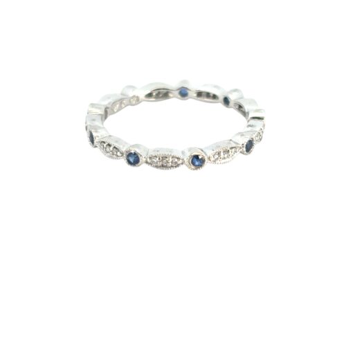 Blue Sapphire Diamond Ring