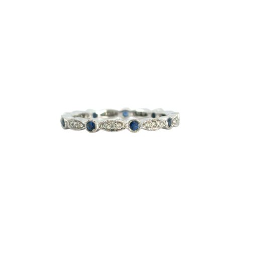 Blue Sapphire Diamond Ring