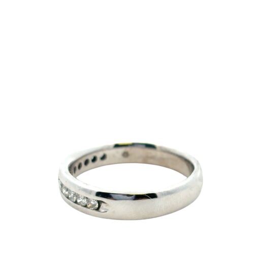 14k White Gold approx. 0.24ctw Diamond Wedding Band Ring - Image 12