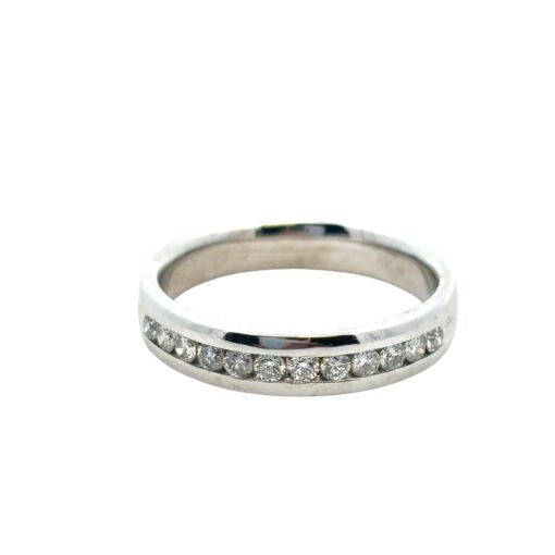 14k White Gold approx. 0.24ctw Diamond Wedding Band Ring - Image 13