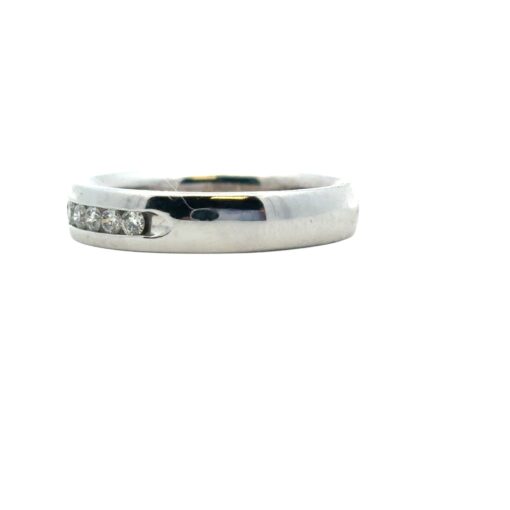 14k White Gold approx. 0.24ctw Diamond Wedding Band Ring - Image 6