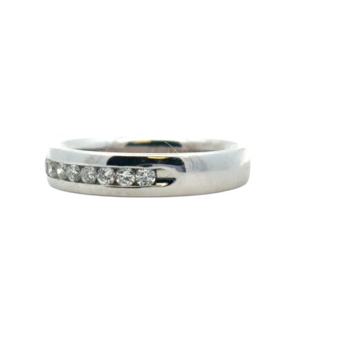 14k White Gold approx. 0.24ctw Diamond Wedding Band Ring - Image 7