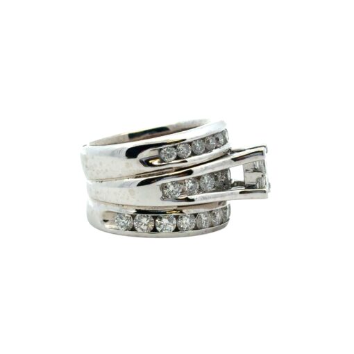 3 Row Diamond Ring