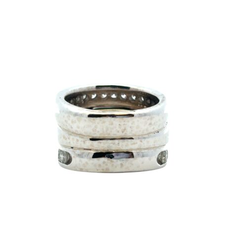 3 Row Diamond Ring