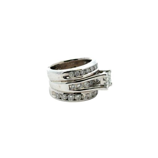 3 Row Diamond Ring