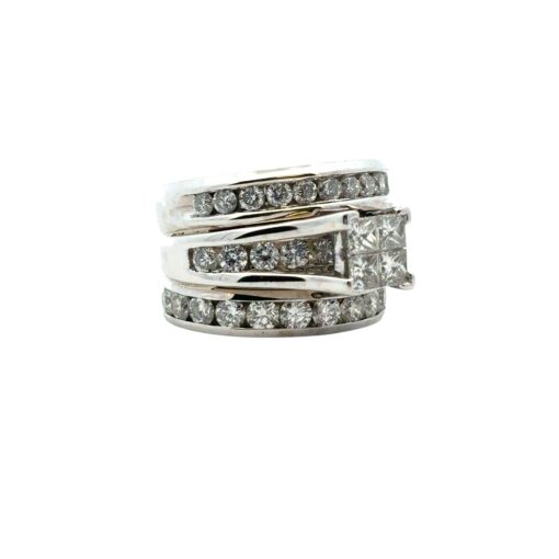 3 Row Diamond Ring