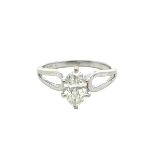 14k White Gold approx. 0.75 ct Natural Marquise Diamond Ring - Image 15