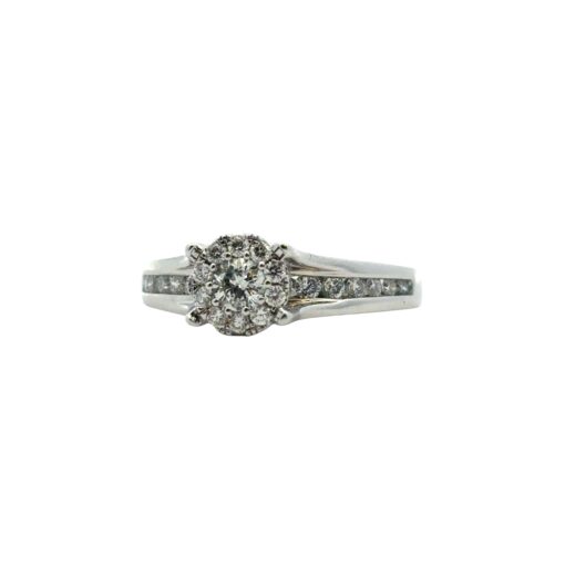 14k White Gold 0.33ct Natural Round Diamond Engagement Ring - Image 14