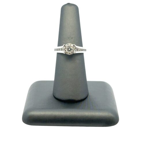 14k White Gold 0.33ct Natural Round Diamond Engagement Ring - Image 19