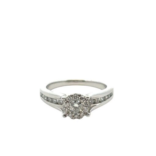 14k White Gold 0.33ct Natural Round Diamond Engagement Ring - Image 20
