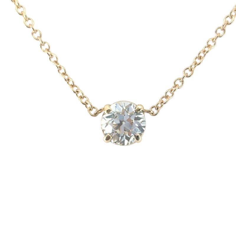 GIA Diamond Pendant Necklace