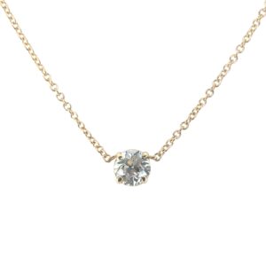 GIA Diamond Pendant Necklace