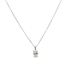 GIA Diamond Pendant Necklace